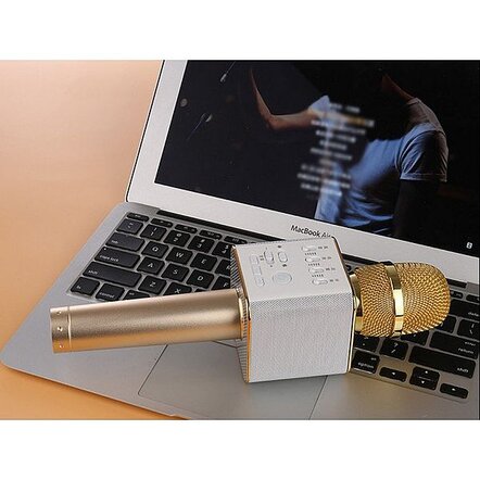 Портативный Караоке Микрофон MicGeek Q9 (USB, FM, AUX, Bluetooth)